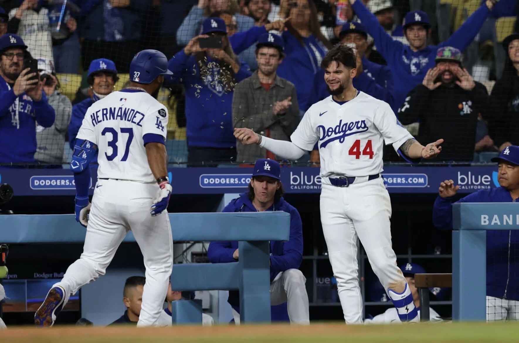 DODGERS Andy Pages Nails Award Pic