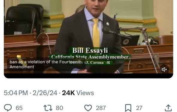 In Unexpected Move, Calif. Republican Lawmaker Bill Essayli Introduces Reparations Bill