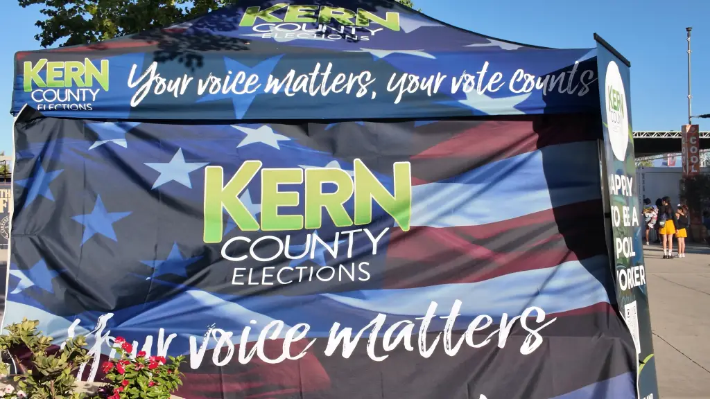 Kern County Elections Stand At The Fair (Photo Credit Cecil Egbele)