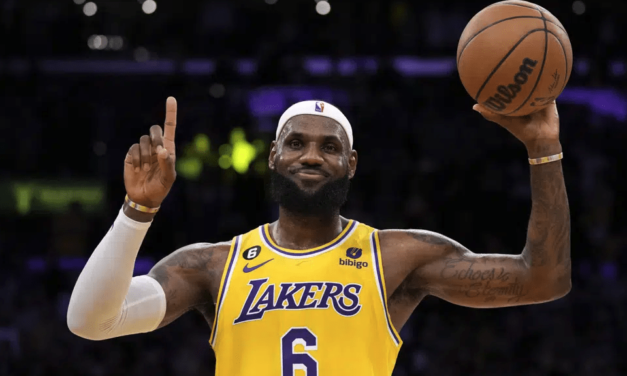 LeBron James makes NBA history on a star-filled night in LA