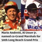 Mario Andretti and Al Unser Jr. Head AGPLB Parade