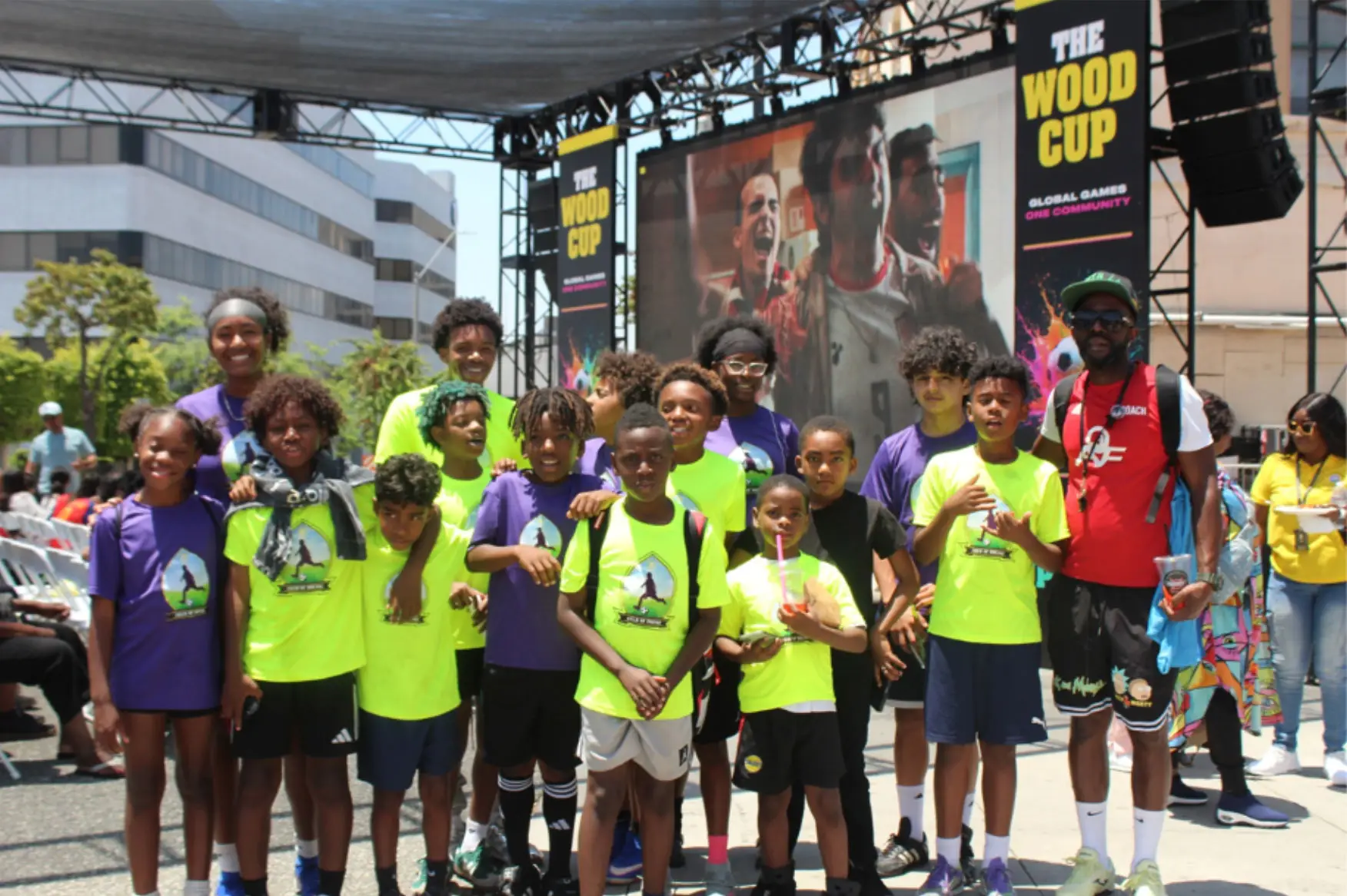 ‘The Wood Cup’ Unites Inglewood Residents Priced Out of the World Cup at SoFi Stadium