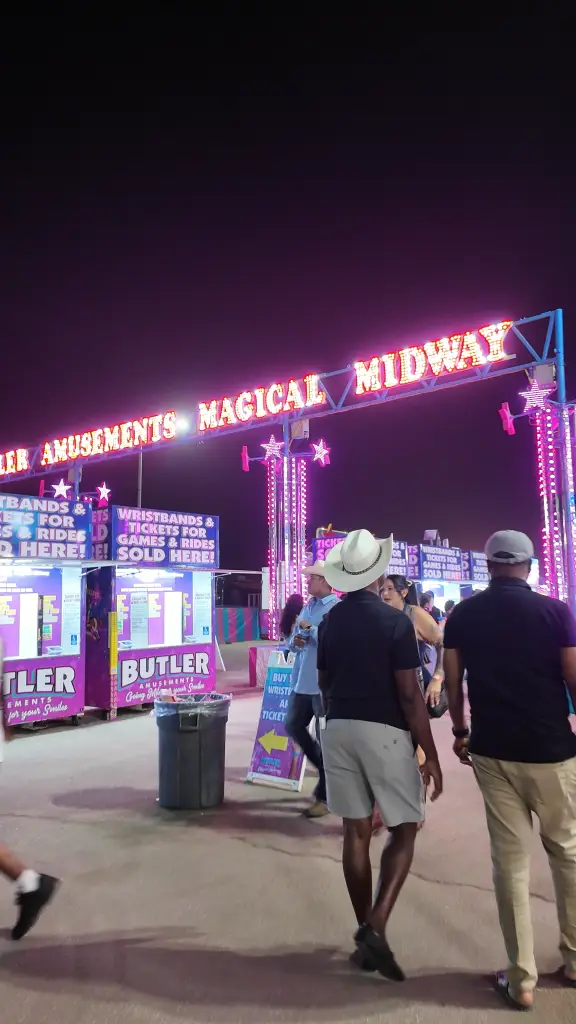 The Fair At Night (Photo Credit Cecil Egbele)