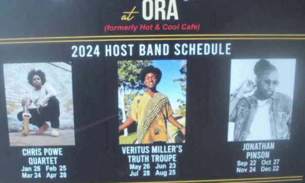Veritus Miller’s Truth Troupe featured at Sunday Jazz at Ora