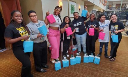 Young NAACP Delegates Hand Out “Blessing Bags” to Unhoused People