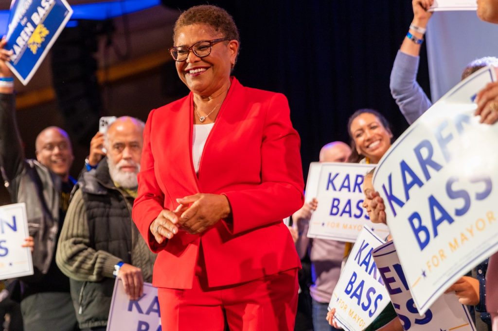 In Historic Win, Rep. Karen Bass Is Elected First Black Woman Mayor Of ...