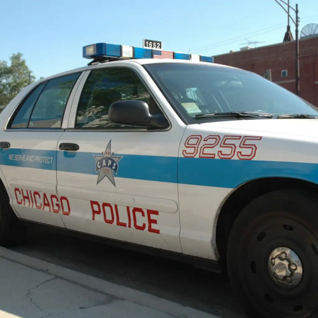 Chicago police car horiz